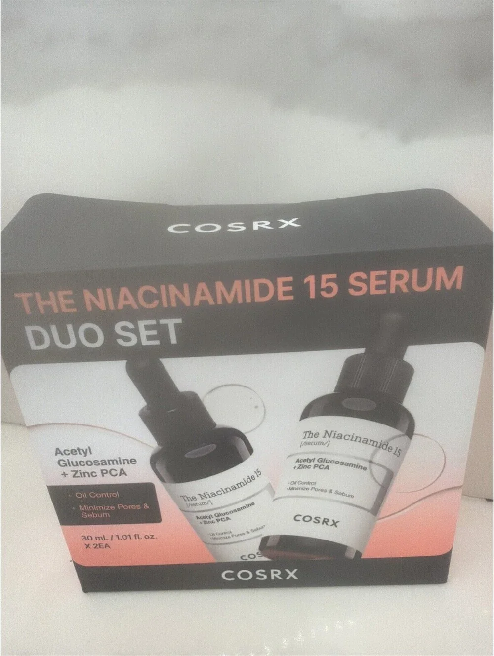 COSRX Niacinamide 15 Serum Skincare 30mL Each (2 Pack) Open Box - Exp 8/2027